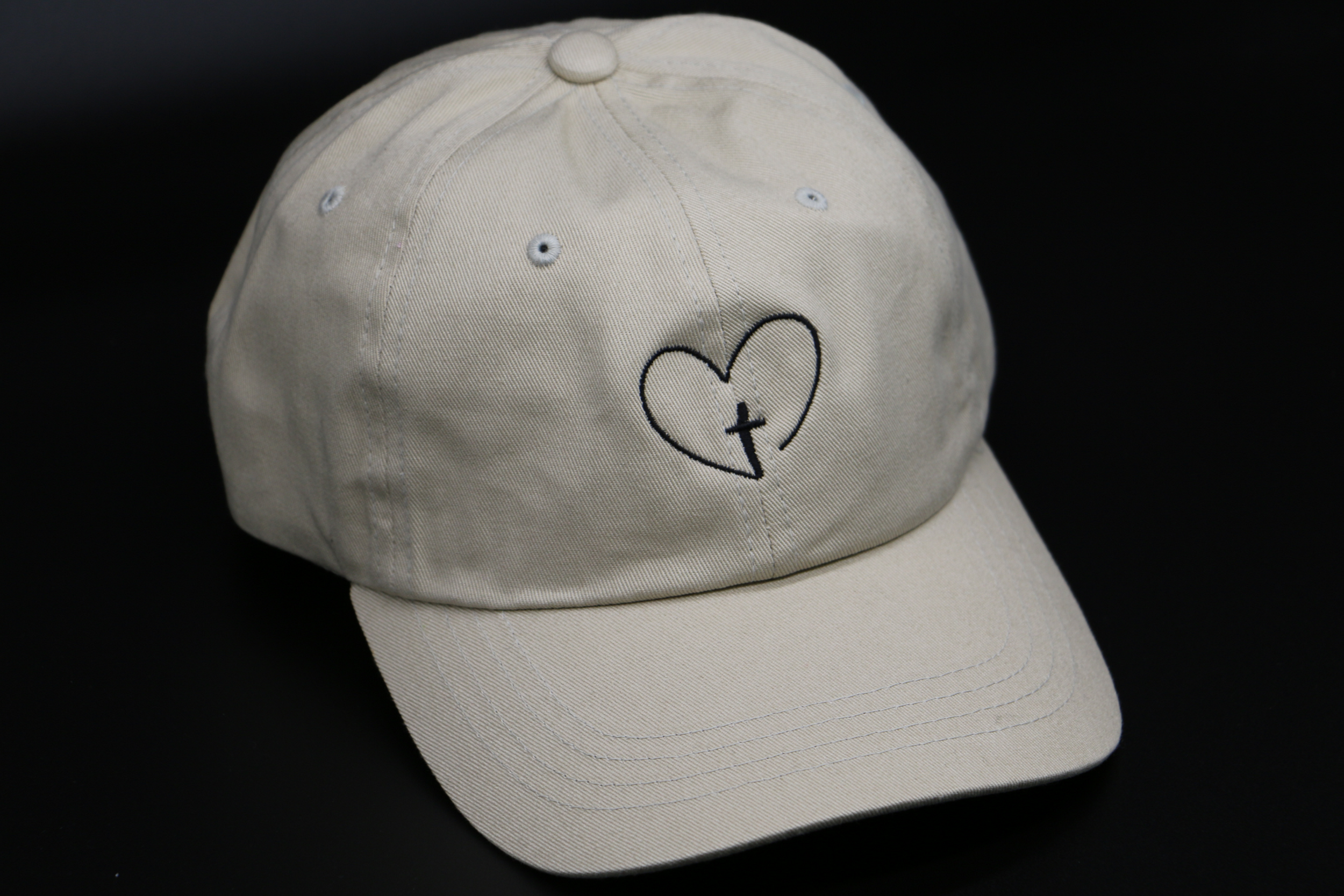 Broken Heart Cross Hat