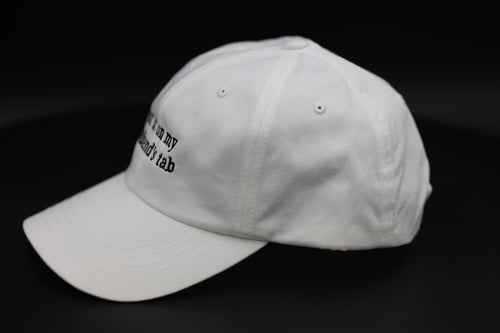 put it on my husband's tab