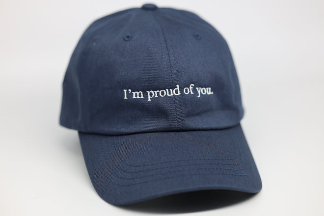I'm proud of you